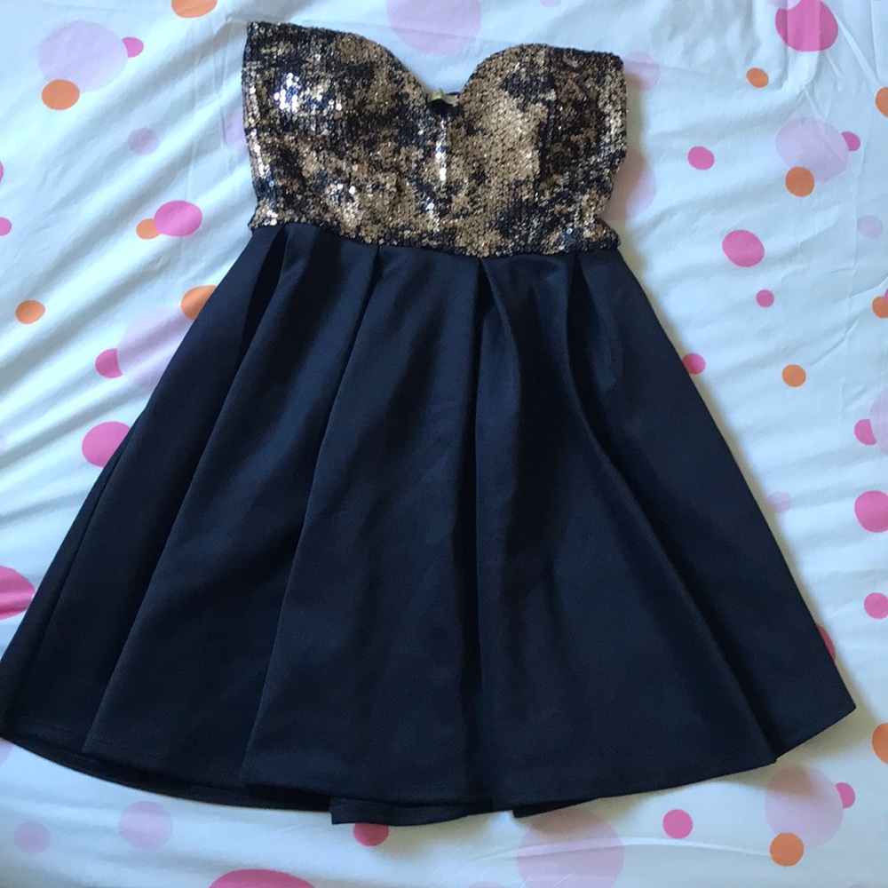 Strapless Dress.